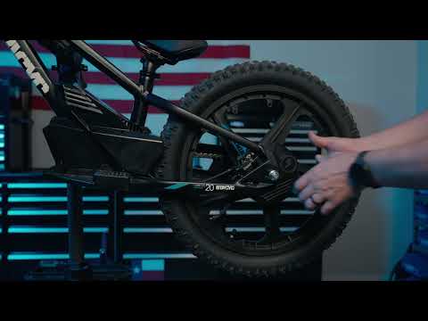 STACYC TECH - How to Remove the Rear Wheel on Your 18eDRIVE or 20eDRIVE