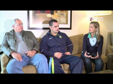 Monique Danello bateu um papo com David Moura, judoca medalhista de ouro no Pan