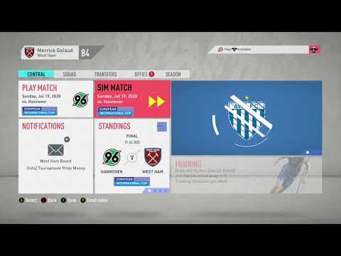 Season 2 FIFA 20 West Ham Career Mode Episode 24.