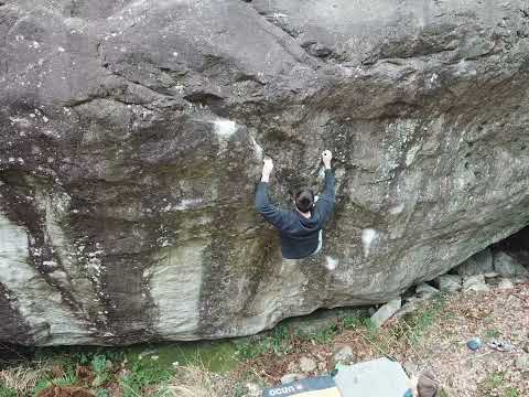 Midnight Lightning of Ticino 7C+/V10 by Sergei Topishko