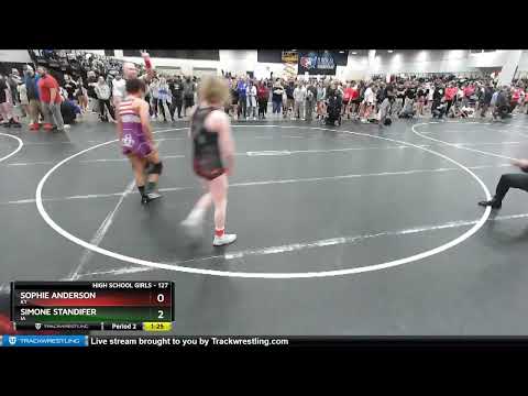 127 Lbs Champ. Round 2 - Sophie Anderson, KY Vs Simone Standifer, IA 8412