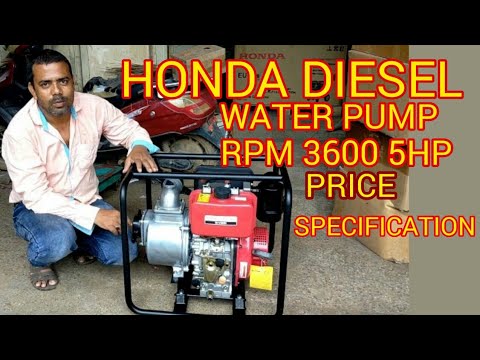 Wv30d honda diesel water pump