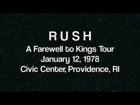 RUSH - Providence '78 - A Farewell To Kings Tour