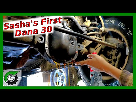 Her 1st Dana 30 Fluid Change: Jeep XJ Dana 30