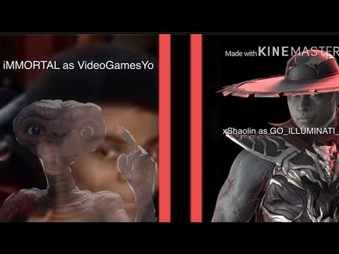 Me being VideoGamesYo and xShaolin being GO_ILLUMINATI_69 for 8 mins straight(STP4)