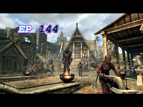 SKYRIM LEGENDARY DIFFICULTY 100% WALKTHROUGH EP 144