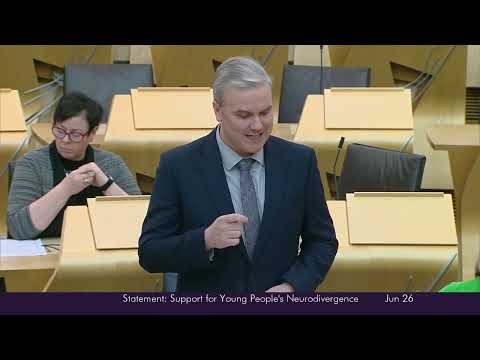 Ministerial Statement: Young People's Neurodivergence, Mental Health and Wellbeing - 26 June 2025