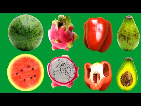 Fruits and Vegetables Hidden pattern (Inside part) _ Relaxing motion(1 minutes)