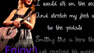 Taylor Swift Drive Lyrics