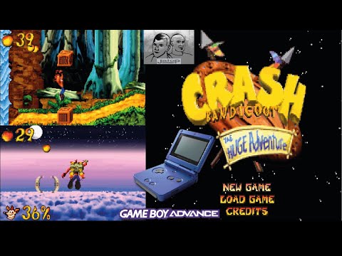 Crash Bandicoot: The Huge Adventure GBA  - C&M Playthrough