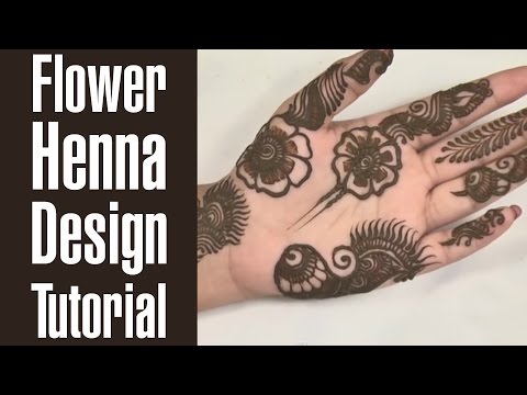 あなたは20分未満で行うことができます花のヘナデザインチュートリアル (Flower Henna Design Tutorial That You Can Do Under 20 Minutes)
