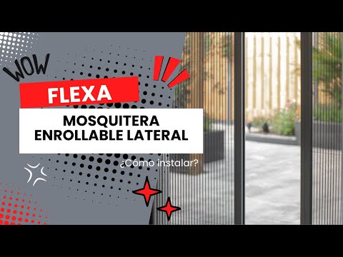 Cómo Instalar una Mosquitera Enrollable Lateral para Puerta Flexa 1 Hoja