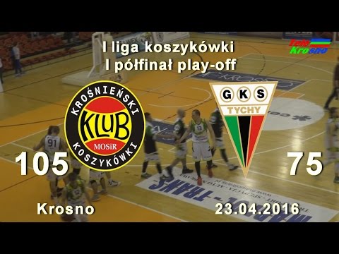 Koszykówka: Miasto Szkła Krosno - GKS Tychy (cały mecz)