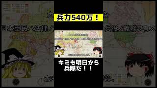 あなたの知らない徴兵制 #ミリタリー#軍事#徴兵#ゆっくり解説#日本軍
