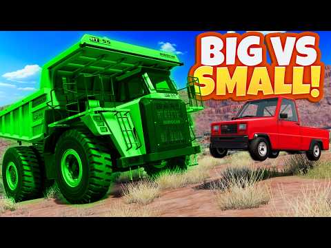 From the SMALLEST Car to the BIGGEST in Infection! (BeamNG Drive Mods)