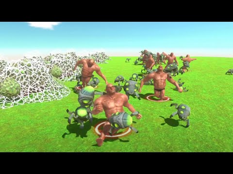 Alien Exotica VS Fantasy Beasts ALL UNITS Fight Battle ARBS | Animal Revolt Battle Simulator