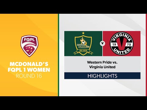 McDonald's FQPL 1 Women R16 - Western Pride vs. Virginia United Highlights