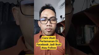 Download lagu How to Change Friendship on Facebook to Follow #shorts #facebook #tutorial mp3