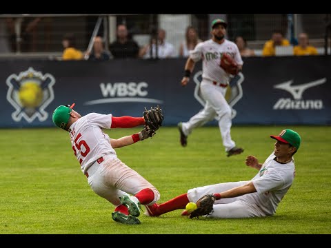 WBSC Men's Softball Highlights: 2019 World Championship Mexico v Czech Republic