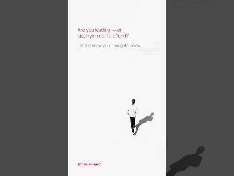 Leadership isn’t about being liked.I