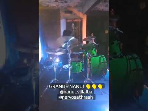 Pro Drummer 🥁 Nanu Villalba 2022 Latin America Tour 🇸🇻 NERVOSA Perpetual Chaos [People of the Abyss]