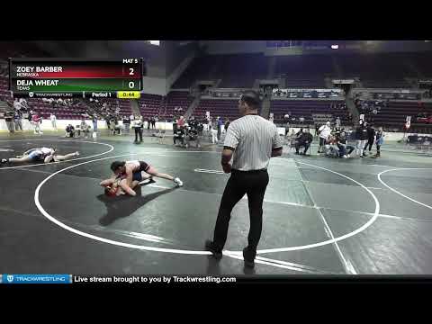 112 Lbs Champ. Round 1 - Zoey Barber, Nebraska Vs Deja Wheat, Texas F62e