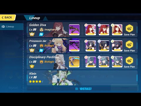 [Honkai Impact 3] Exalted Abyss D451 - Husk [Eden, DiP(S1), PV] Klein 4* (765pts)