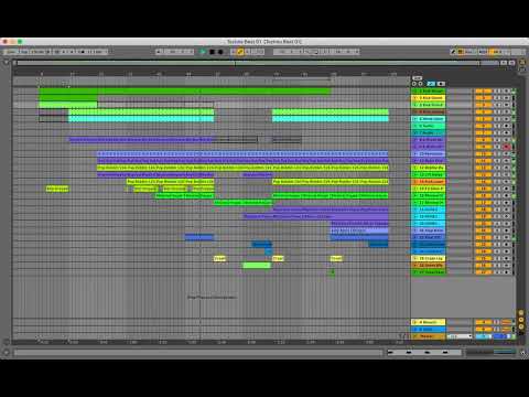 Making Basic Techno Beat 2 in Ableton Live Template Free Download