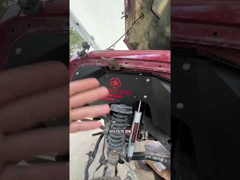 Ultimate Jeep Wrangler JK Bumper | Installing YZONA Inner Fender Flare