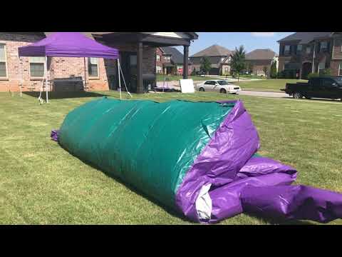 Inflating a Bounce House￼ Castle
