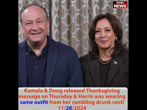 Thanksgiving Biden thankful peaceful transition, Kamala favorite recipes, Trump 2019 Afghanistan