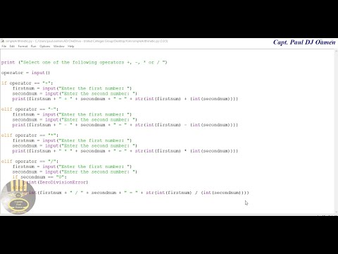 How to Create a Simple Calculator in Python - Very Good Tutorial for Beginners