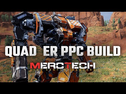 Quad ER PPC Headshot Mech - Mechwarrior 5: Mercenaries MercTech Episode 42