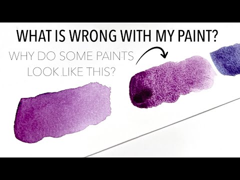 What Are Granulating Watercolours? (No, There is Nothing Wrong With Your Paints)