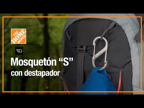 MOSQUETÓN "S" CON DESTAPADOR