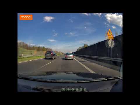 Uniknięcie zderzenia autostrada a4 Wrocław - Kraków