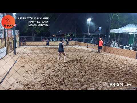 TORNEIO TÔ PLAY 3ª EDIÇÃO - FEM INICIANTE CLASSIFICATÓRIAS: (THAMYRES / ANNY X MEYCI / WMAYMA)
