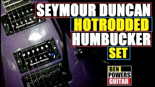 Video thumbnail for Seymour Duncan Hot Rodded Humbucker Set Tone Demo - JB & Jazz Pickup Upgrade Jackson Dinky JS32 by Ben Powers Guitar
