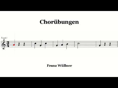 Chorubungen 24e 4度音程　合唱練習 コールユーブンゲン