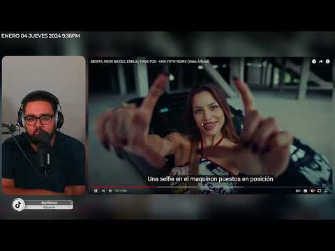SHIROO REACCIONA A MESITA, NICKI NICOLE, EMILIA, TIAGO PZK   UNA FOTO REMIX Video Oficial