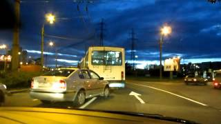 Урок с начинающим водителем. Движение по городу. Часть 7