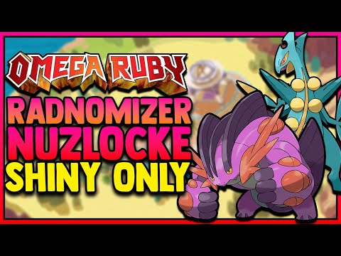 POKEMON OMEGA RUBY HARDCORE NUZLOCKE SHINY ONLY RANDOMIZER