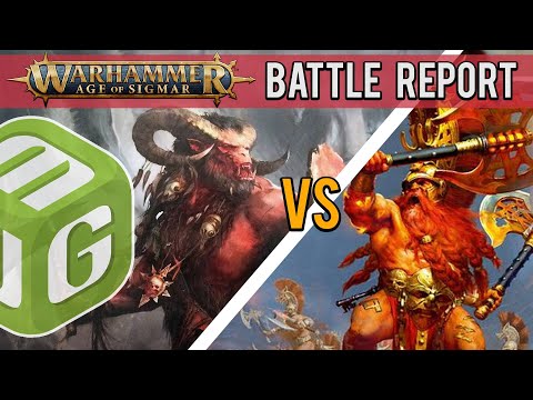Beasts of Slaanesh vs Fyreslayers Age of Sigmar Battle Report Ep 9