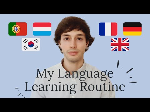 My Minimalist Daily Language Learning Routine. Fluent in 5 Languages 🇵🇹 🇱🇺 🇩🇪 🇫🇷 🇬🇧 (🇰🇷)