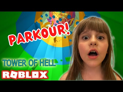 Azzurra sale sulla TOWER OF HELL di ROBLOX