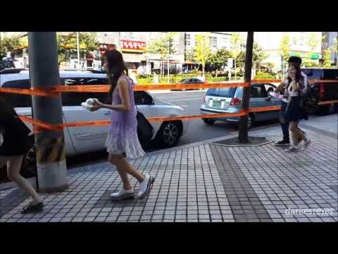 [Fancam] 130901 f(x) Victoria, Sulli, Krystal - Leaving Inkigayo