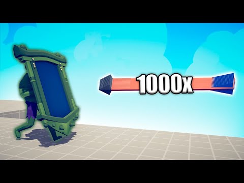 HULK ZOMBIE MIRROR SHIELD vs 1000x OP UNITS - TABS | Totally Accurate Battle Simulator 2024