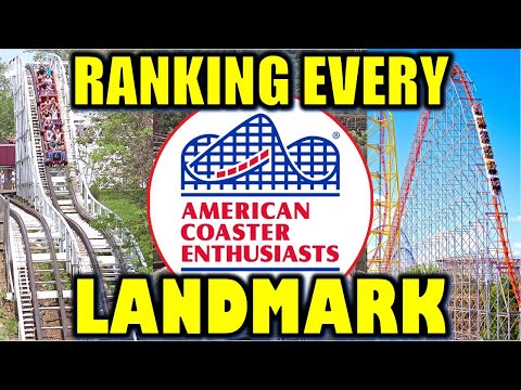 Ranking EVERY ACE Landmark (American Coaster Enthusiasts)