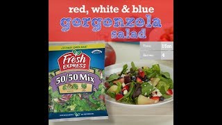 Red, White & Blue Gorgonzola Salad Video