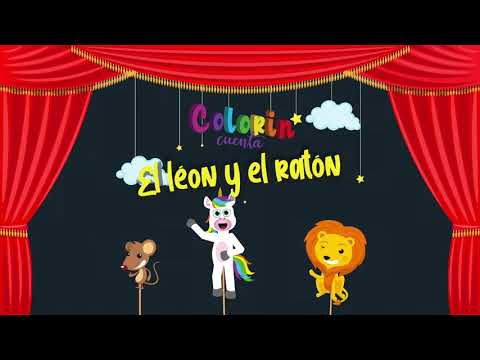 El León Y El Ratón  🦁🐁. Cuentos Cortos Y Fábulas Para Niños